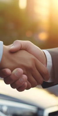 Shaking hands